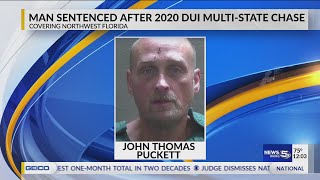 VIDEO:   Man sentenced after DUI multi-state chase, injuring two troopers
