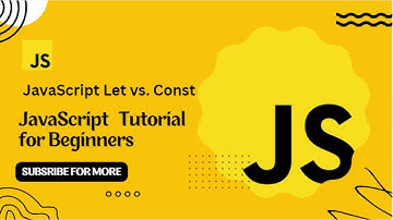 JavaScript Variables ( Let & Const ) Tutorial in Hindi / Urdu | Difference between Let vs Const