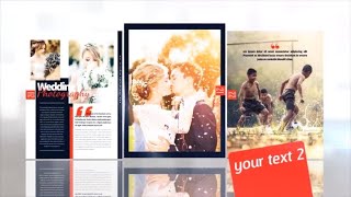 AE模板-杂志制作工具书籍宣传册