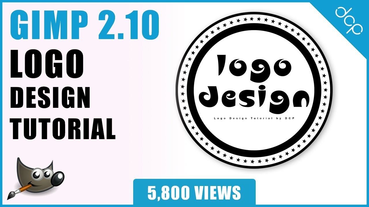 GIMP Logo Design Tutorial - [ GIMP Tutorial for Beginners ] - YouTube