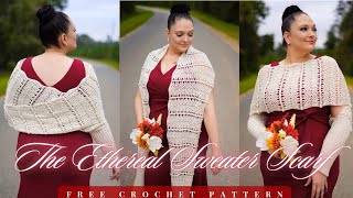 Crochet a Sweater Scarf | An in-depth tutorial for beginners 