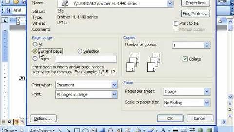 Word 2003 Tutorial Printing Documents Microsoft Training Lesson 9.2