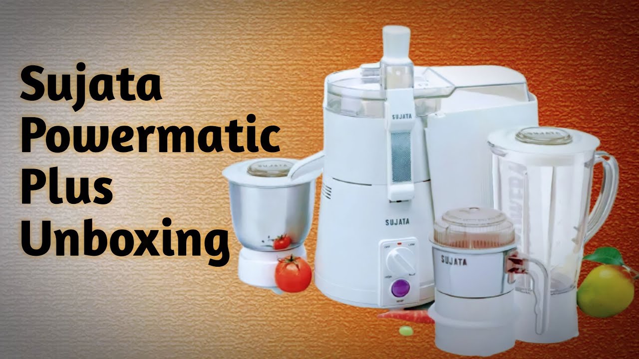 SUJATA POWERMATIC PLUS WITH CHUTNEY JAR WATT 900 W Juicer Mixer