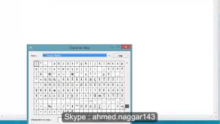 زخرفة كتاباتك في اي برنامج كتابة باستخدام Char Map screenshot 5