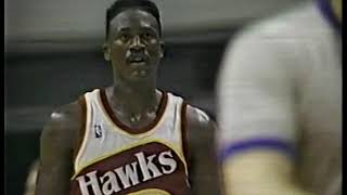 Dominique Wilkins Greatest Games: 41 Points (Two Great Dunks!) vs Cavaliers (1989)