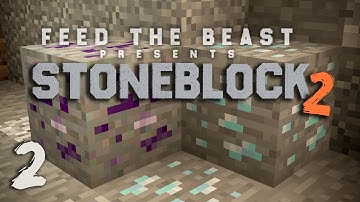 StoneBlock 2 Modpack Ep. 2 Mining Dimension + Mob Farm
