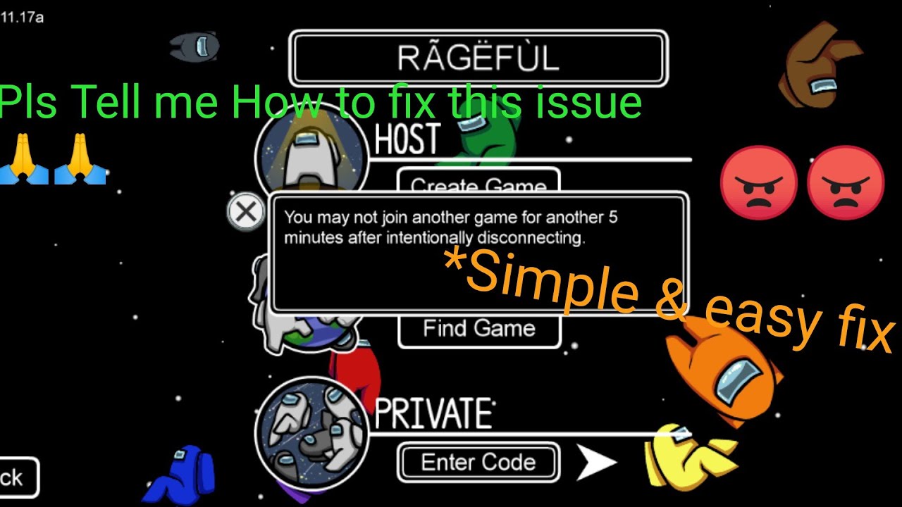 How To Fix 'You May Not Join The Game' Issue In Among Us No Mod/Hack ...