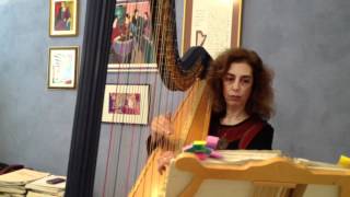 Atlanta Harpist plays Canon in D - popular Wedding song