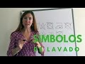 SÍMBOLOS DE LAVADO [ETIQUETAS DE LA ROPA]