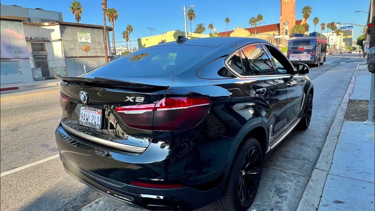 BMW X6 TAIL LIGHT "black out " MODIFICATION - YouTube