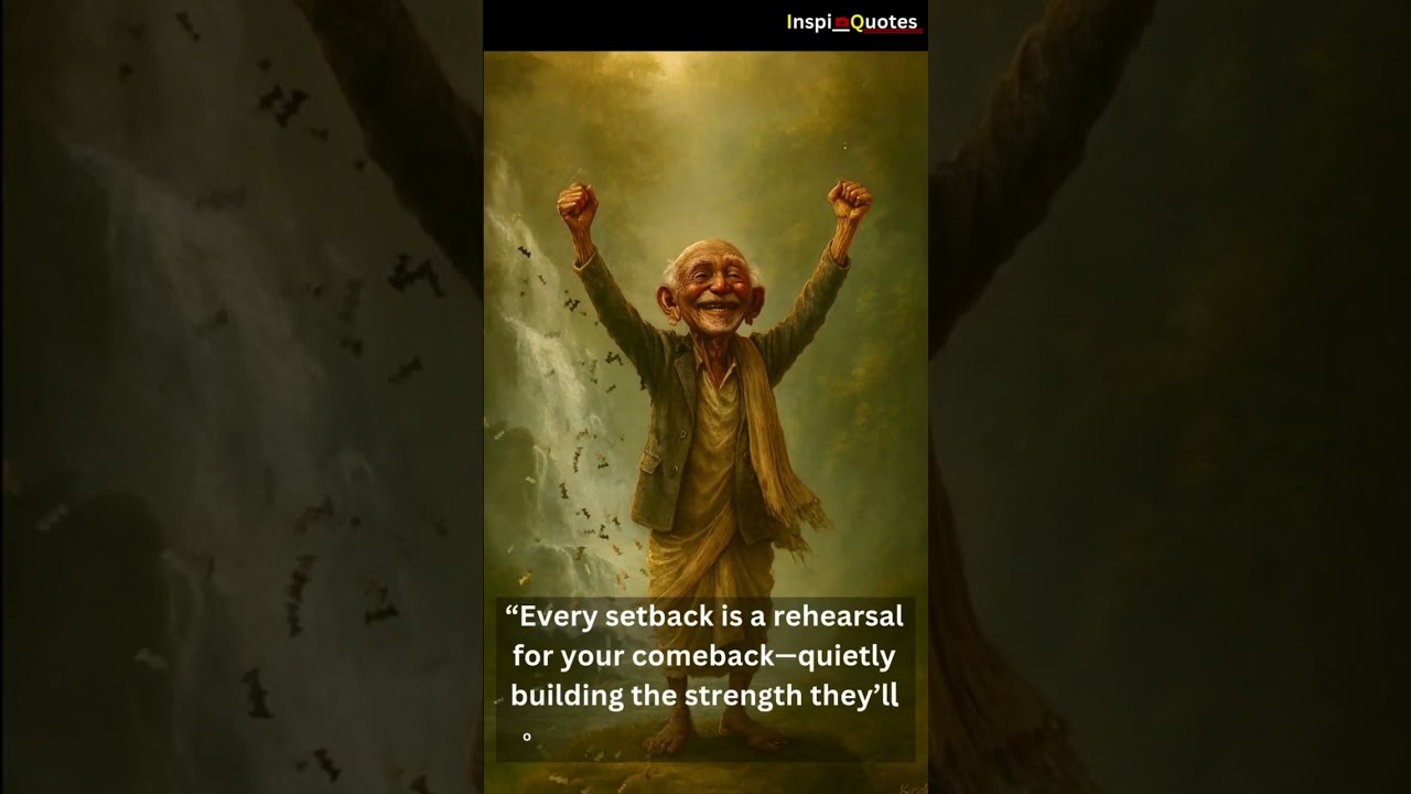 Every Setback is a Rehearsal for Your Unstoppable Comeback 💪