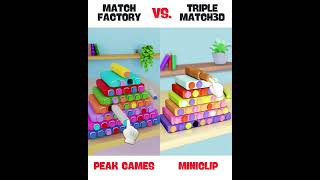 Match factory vs Triple Match3D #gaming #androidgames #gaming #creative #totalgaming #mobile