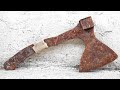 Restoration Old Rusty Butcher Cleaver