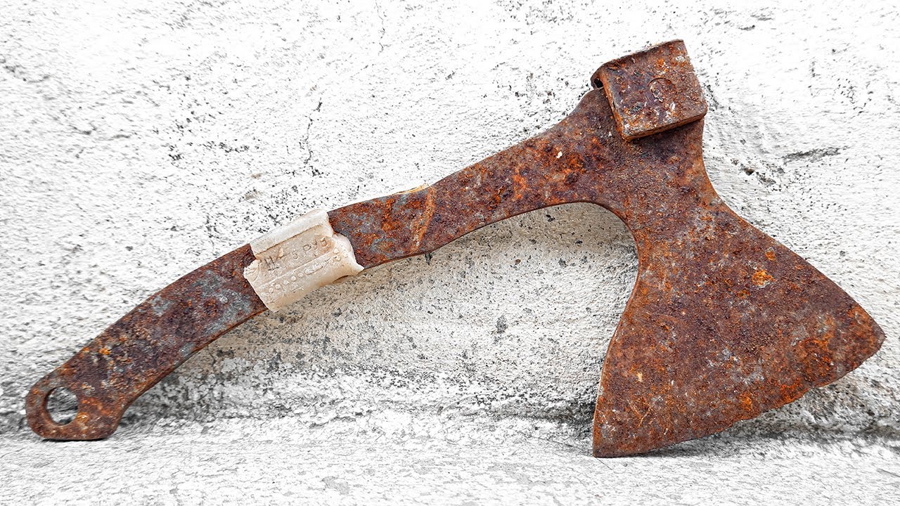 Реставрация Старого Ржавого Тесака Мясника