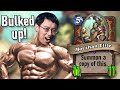 BULKED UP Control Warrior! Feat HUGE Mor'shan Elites! | Forged in the Barrens | Hearthstone