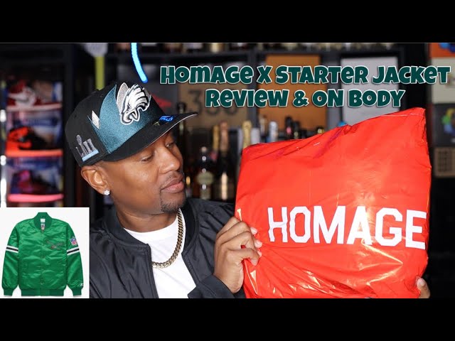 HOMAGE X Starter Oilers Pullover Jacket