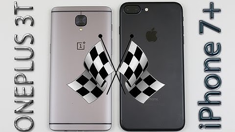 OnePlus 3T vs iPhone 7 Plus Speed/Multitasking/Heat Test!