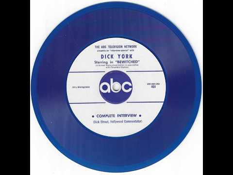 Dick York Starring In "Bewitched" 1965 Radio Interview 45 RPM by Dick Strout
