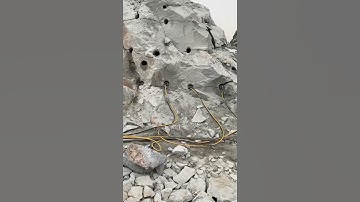 Non-blasting rock breaking equipment - Piston Rock Splitter