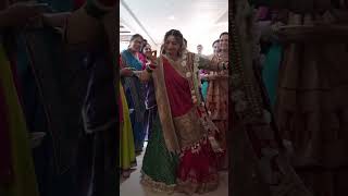 The most beautiful mother of the bride welcoming her Jamai raja❤️@jesalvoraofficial @ stut.e