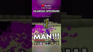 The Funniest Fake Minecraft Speedrun EVER