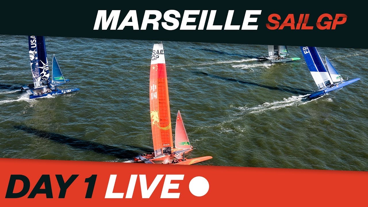 2019 Marseille SailGP RACE REPLAY Day 1 Races 1-3 SailGP