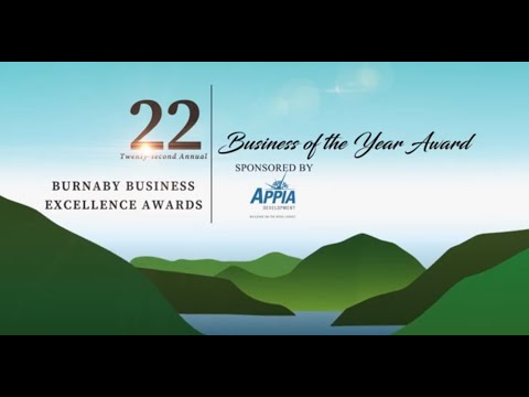 Business of the Year Award - 22nd Annual Burnaby Business Excellence Awards