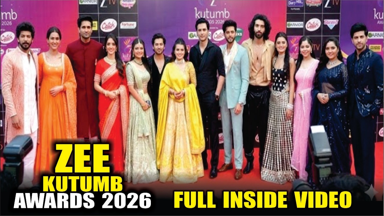 Zee Kutumba Awards 2026 | Vasudha | Tumm Se Tumm Tak | Jaane Anjaane Hum Mile | Saru | Jagadhatri