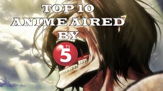 Top 10 Anime Aired by TV5