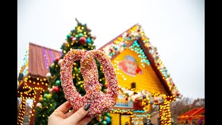 Hand Rolled Pretzel Chocolate Peppermint | Christmas at Kentucky Kingdom