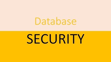 Topic Presentation (Database Security) assignment 2 ppt