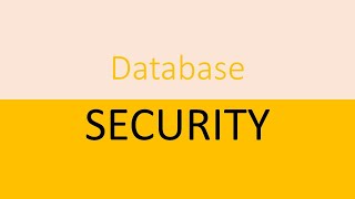 Topic Presentation (Database Security) assignment 2 ppt