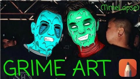 Make A Grime Art (Time Lapse) | Autodesk Sketchbook