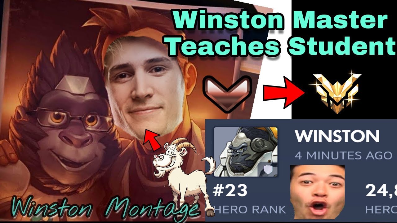 INSANE Rank #23 Winston "Tank God" Best Plays - Overwatch Montage