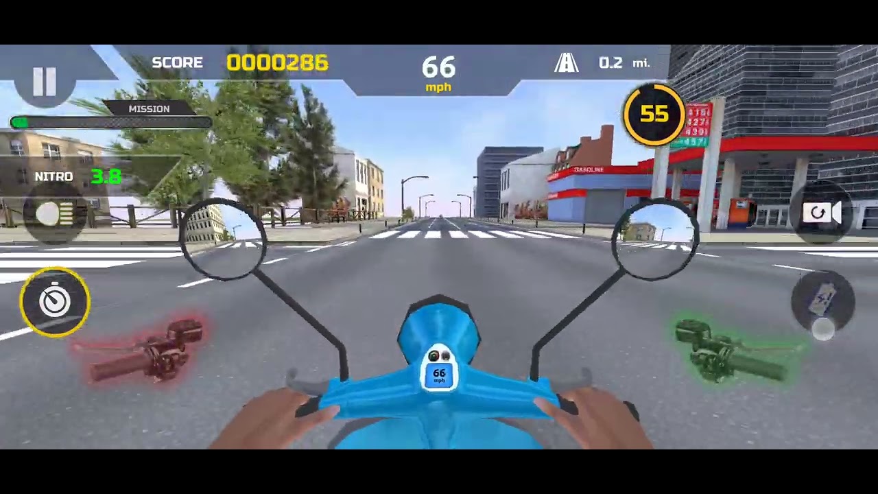 Moto Race Club Highway Racing in First Person