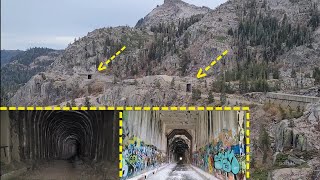 Donner Pass Railroad Tunnels And Avalanche Snow Sheds Abandoned Since 1993