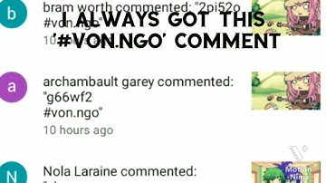 the # von . ngo link... do not click it!