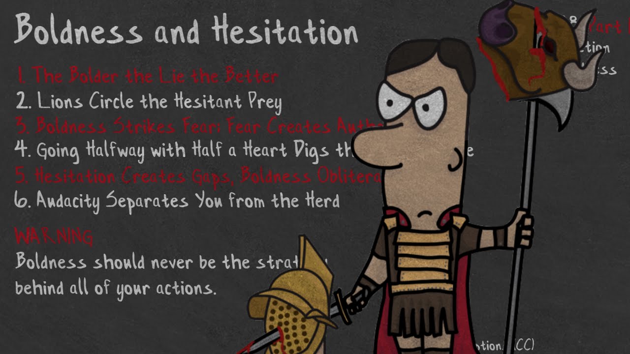28 Pt. II: BOLDNESS & HESITATION | The 48 Laws of Power by ...