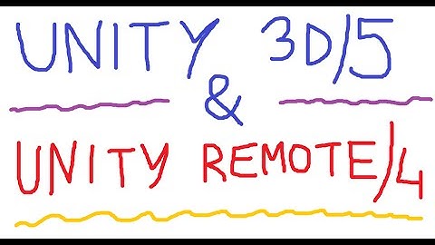 Unity 3D / 5 - Unity Remote 4 ( Setup Tutorial ) [ Windows 7 ]