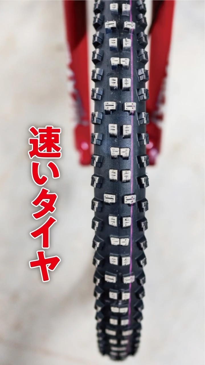 速いダウンヒルタイヤ・タッキーチェン #schwalbe #シュワルベ