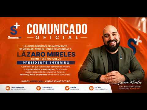 COMUNICADO OFICIAL — MOVIMIENTO POLÍTICO SOMOS+