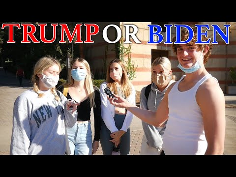 Asking STRANGERS Who They Are Voting For | Trump or Biden?
