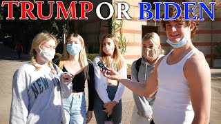 Nick Shirley alleges: Asking STRANGERS Who They Are Voting For | Trump or Biden?