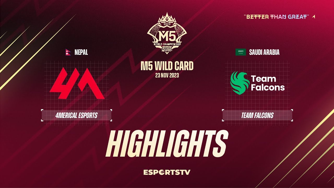 4Merical Esports vs Team Falcons HIGHLIGHTS M5 World Championship Wild Card Stage | 4ME vs FLCN