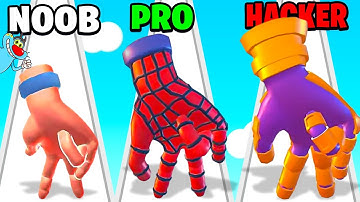 NOOB vs PRO vs HACKER vs | In Hand Rush 3D | With Oggy And Jack | Rock Indian Gamer |
