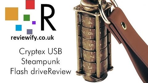 Cryptex Steampunk USB Flash Drive