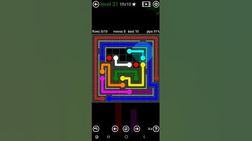 How To Solve Flow Free Courtyard Spin Level 31 10x10 Hard Board Walk Through Solution Walkthrough
