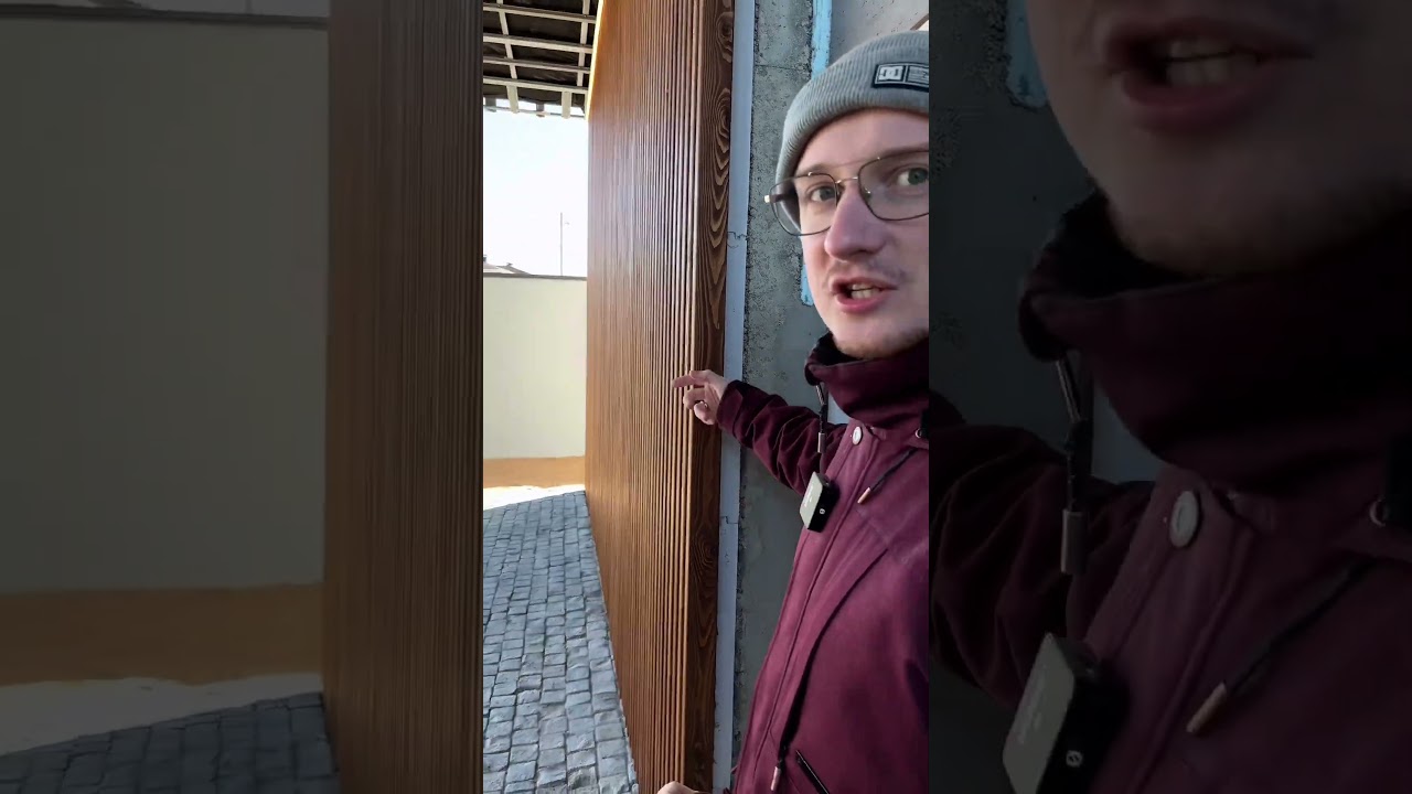 Фасад из термодревесины