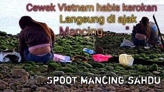 Cewek Vietnam ini Habis Kerokan Langsung di Ajak Mancing Ikan Spot Viral