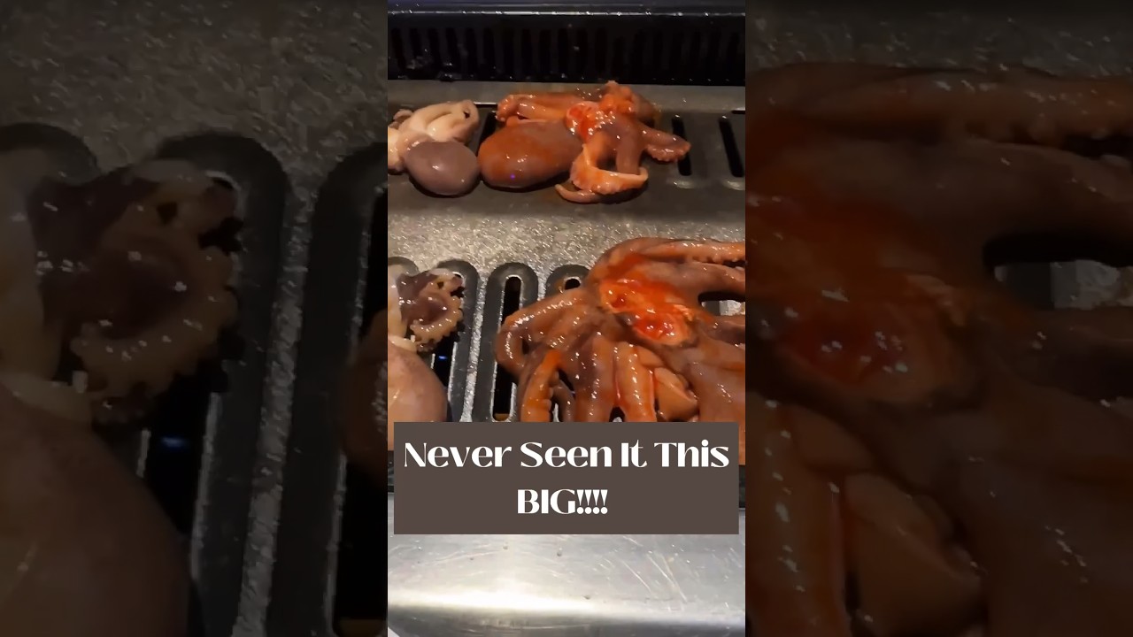 Hibachi Grilled Octopus At Bullta BBQ Sacramento CA 